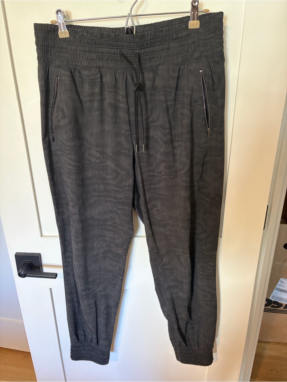 Athleta Black Printed Joggers
